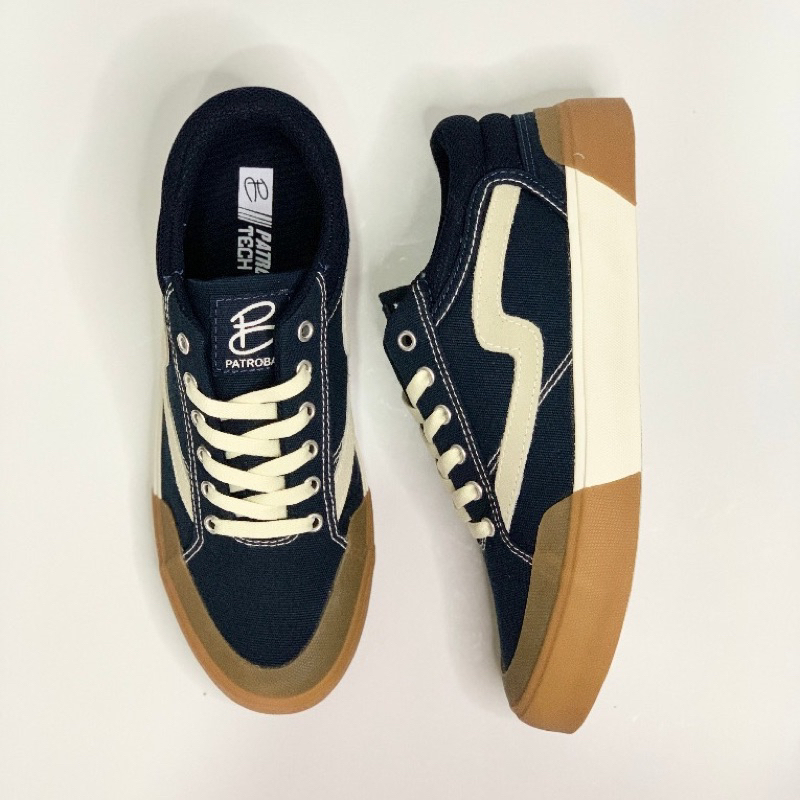 Sepatu Patrobas Cloud Low Navy Sneakers Kasual Pria Wanita [ORIGINAL]