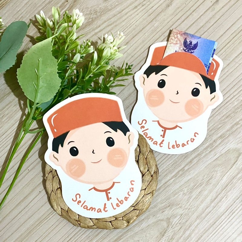 

AMPLOP LEBARAN 3D KARAKTER MERAH AMPLOP LEBARAN LUCU