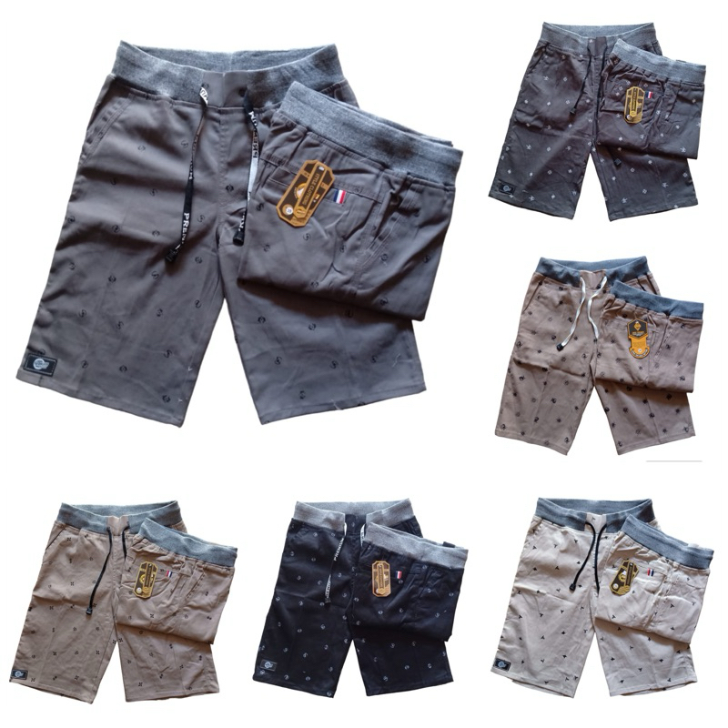 CELANA PENDEK PRIA / CELANA COWOK / CELANA PENDEK MOTIF / CELANA TWILL / CELANA RIB MOTIF / CELANA P
