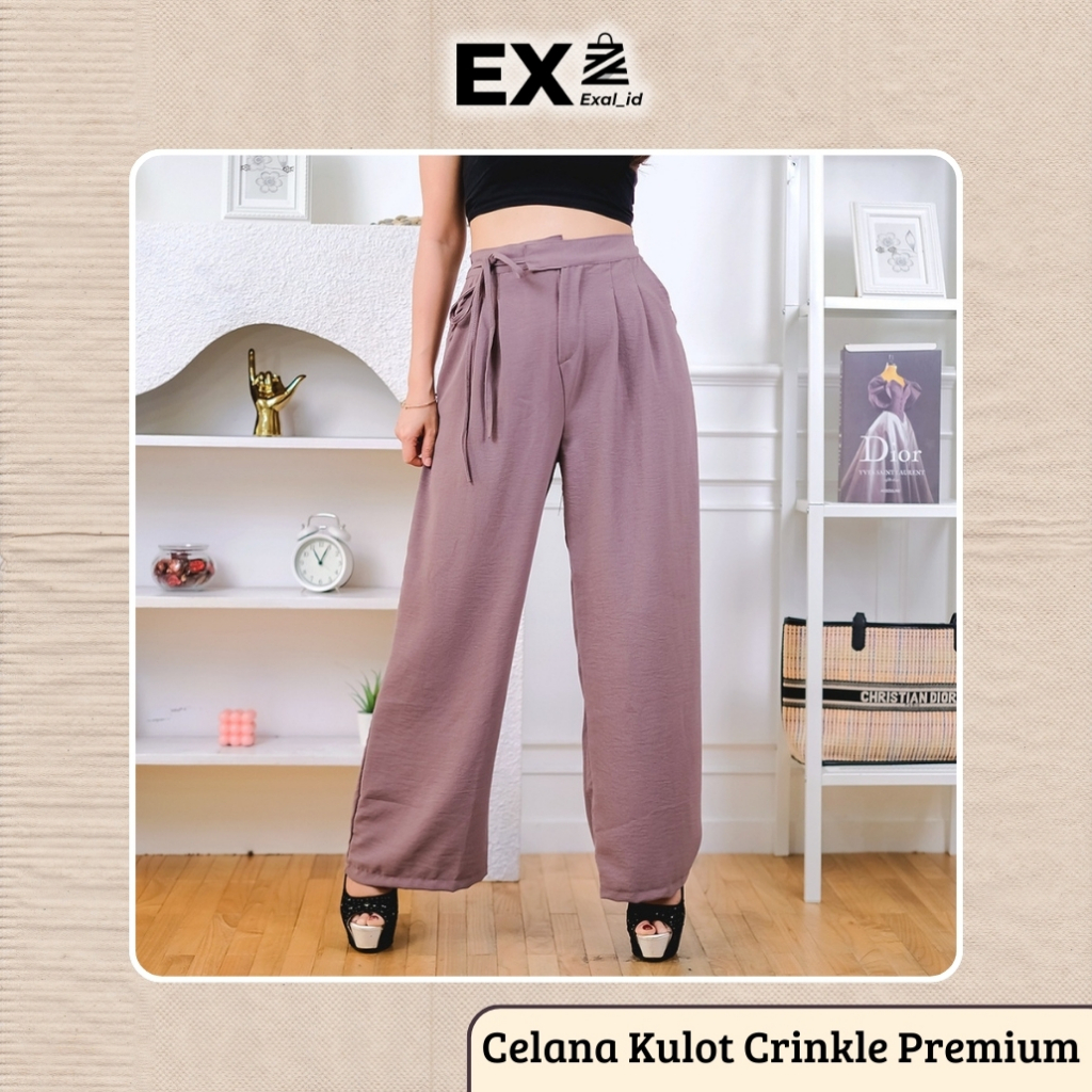 Kulot Crinkle Tali Samping Premium