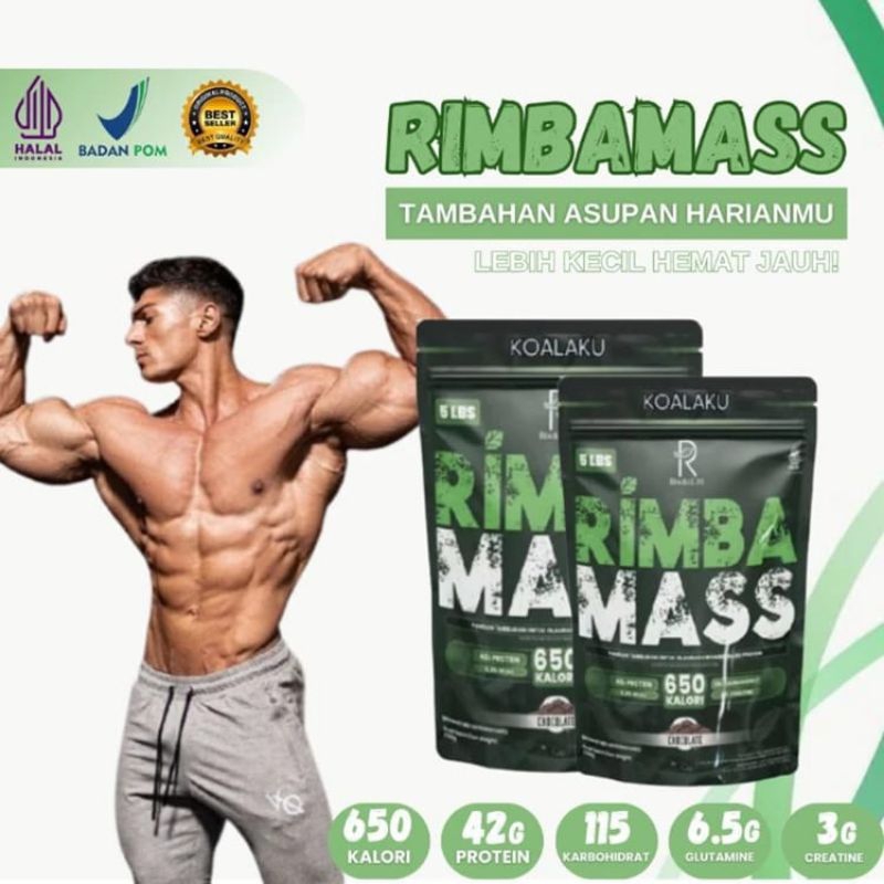Rimba Mas - Protein Penambah Massa Otot Terlaris | HALAL BPOM
