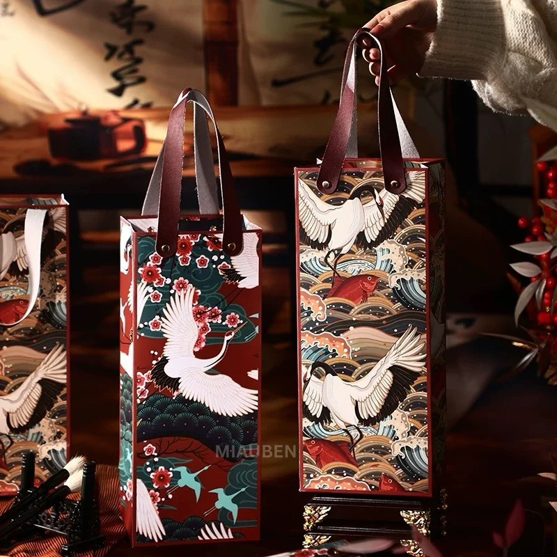 

Paperbag wine edisi oriental cny imlek paperbag botol