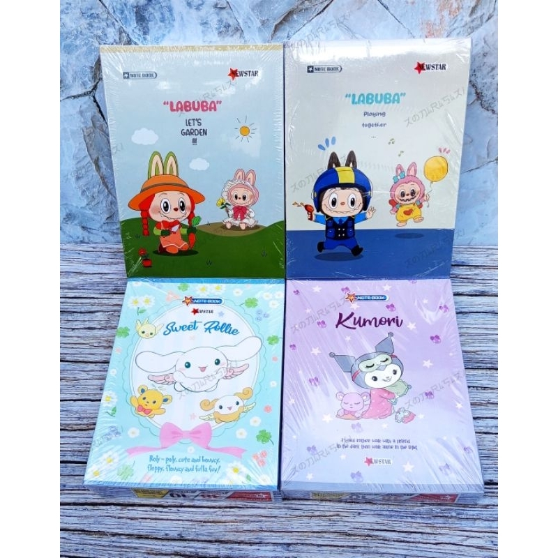 

1 PAK BUKU TULIS NEWSTAR ISI 38 LEMBAR/BUKU TULIS GAMBAR CEWEK LABUBA/KUROMI/CINNAMOROL