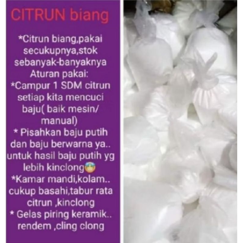 Sitrun Citrun Citron Biang Pembersih ± 250 gram