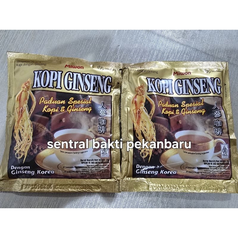 

KOPI GINSENG MIWON - ECERAN / pcs