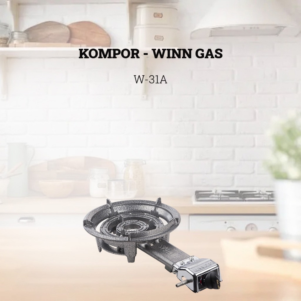 WINN GAS Kompor Gas 1 Tungku Low Pressure W-31A