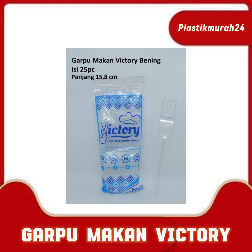 Garpu makan victory / garpu makan / garpu victory / garpu plastik / garpu makan plastik / garpu beni