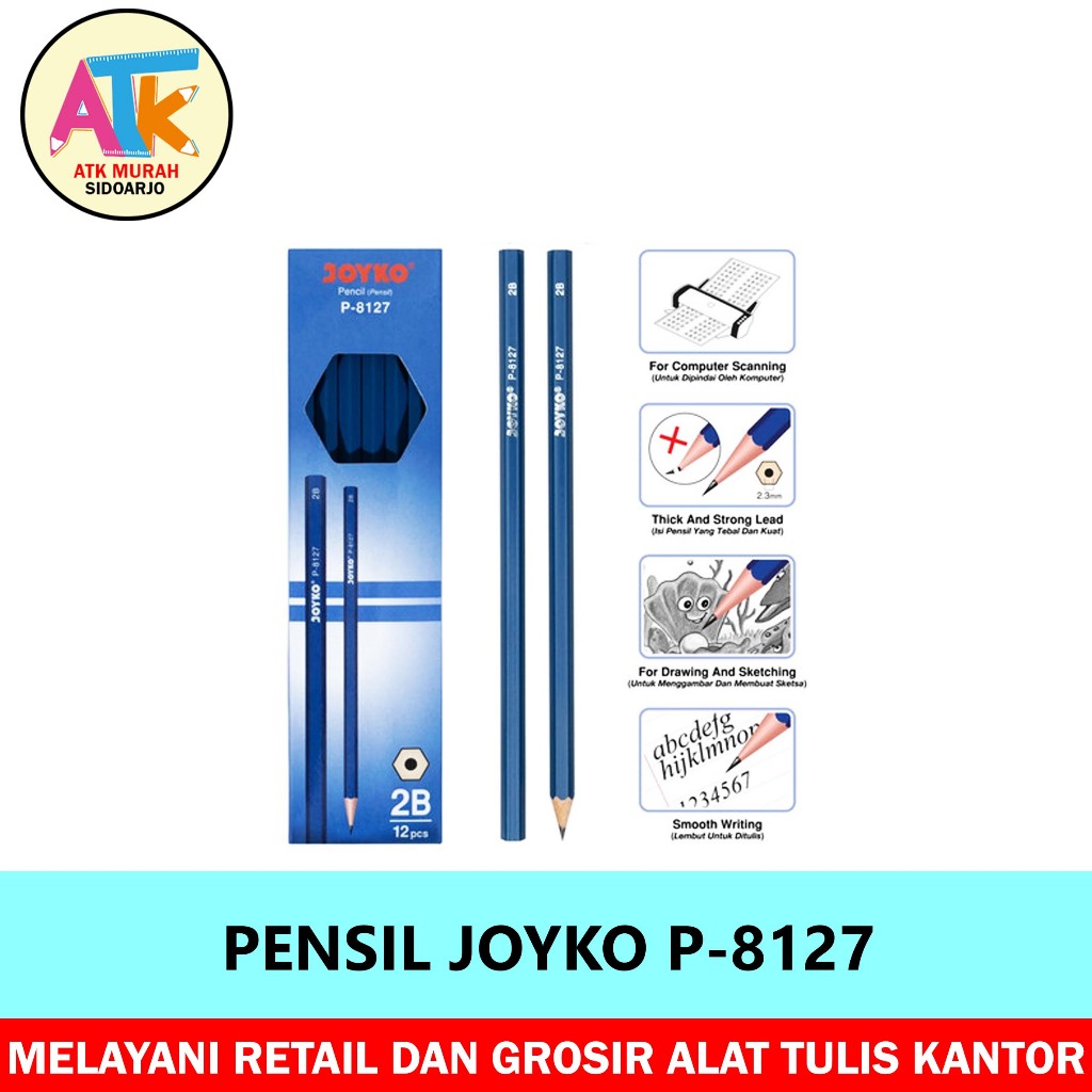 

PENSIL KAYU - JOYKO P-8127