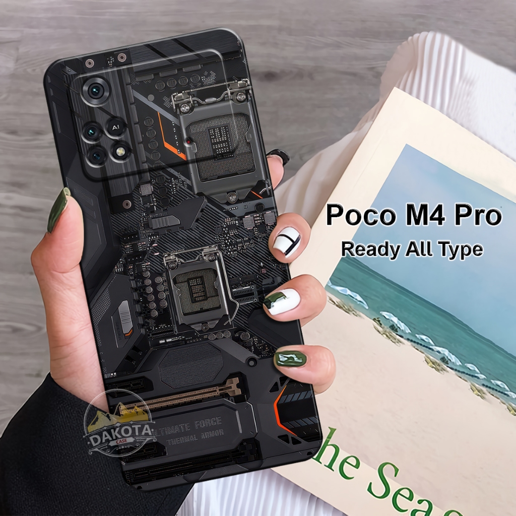 Dakota - Casing Hp Xiaomi Poco M4 Pro 4G - Case Fusion Motif Mesin - Softcase POCO M3 PRO 5G Keren U
