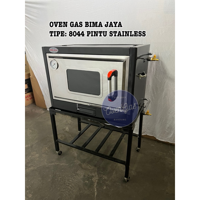 [ CARGO ] OVEN GAS BIMA JAYA ( tipe: 8044 PINTU STAINLESS)