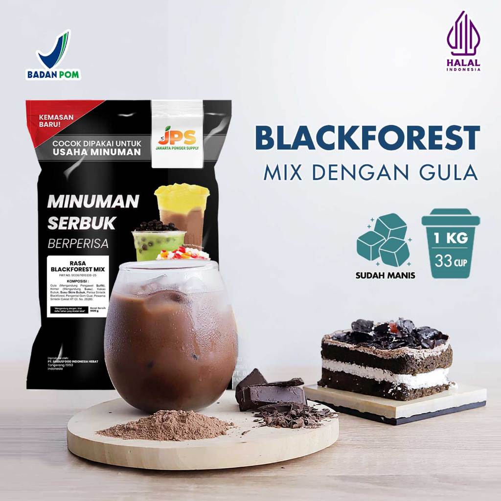 

Powder Drink JPS Bubuk Minuman Rasa Blackforest Mix 1Kg