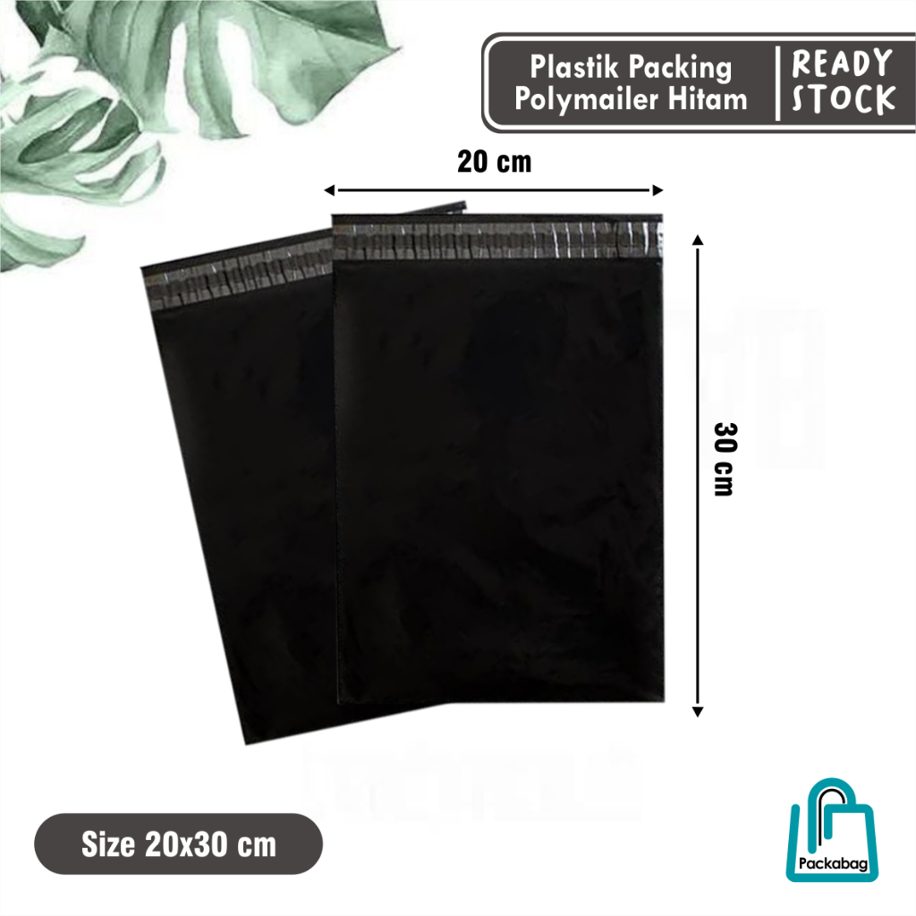 

PLASTIK POLYMAILER UKURAN 20 X 30 CM - READY STOCK 1 PACK [100pcs]