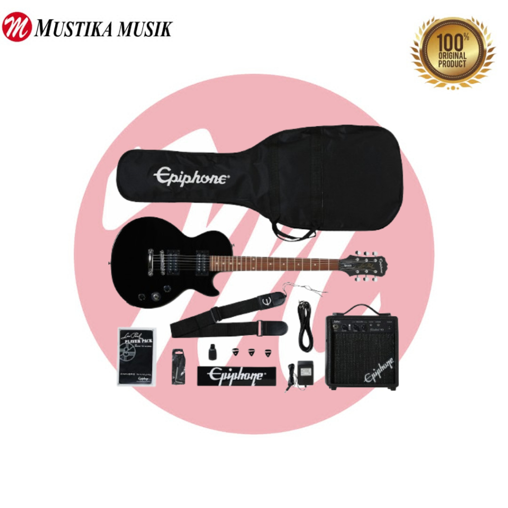 Gitar Electric E.G. Epiphone Les Paul Player Pack