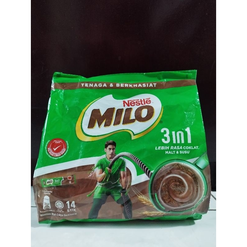 

Milo 3in1 Nestle Original Malaysia 14Sticks x 33Gram