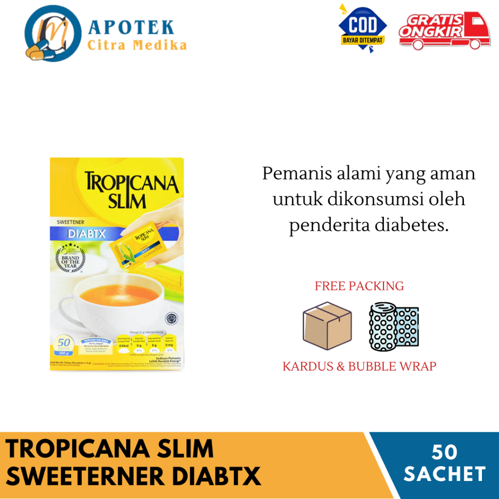 

Tropicana Slim Sweeterner - Pemanis Alami Untuk Penderita Diabetes