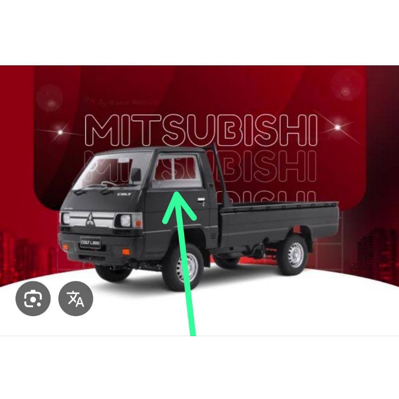 karet pelipit kaca water strip kaca luar Mitsubishi L300 set