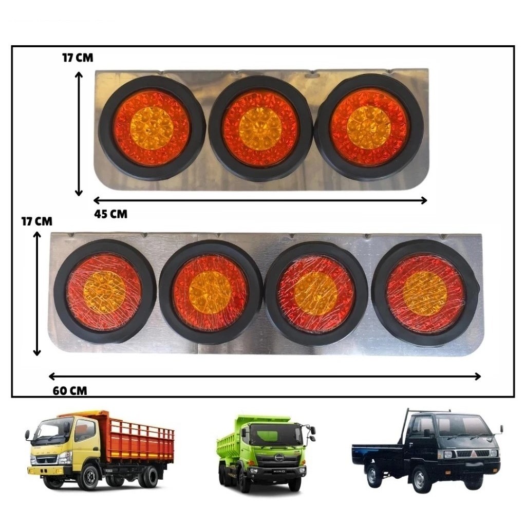Stoplamp Lampu Bulat Model Sumatra Lampu Belakang Truk Bulat Lampu Bulat