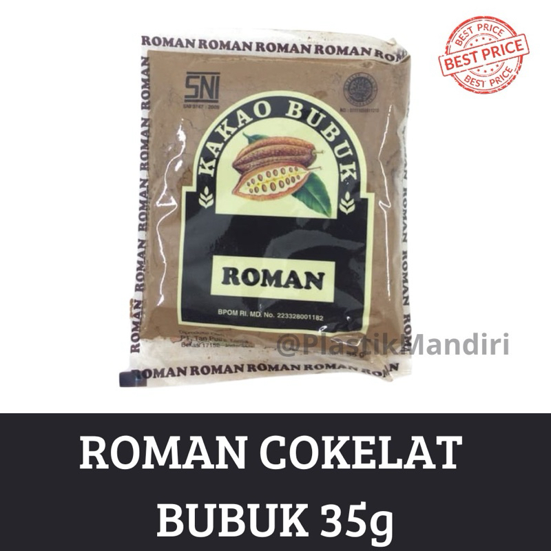 

Kakao Bubuk Roman Cokelat 35g