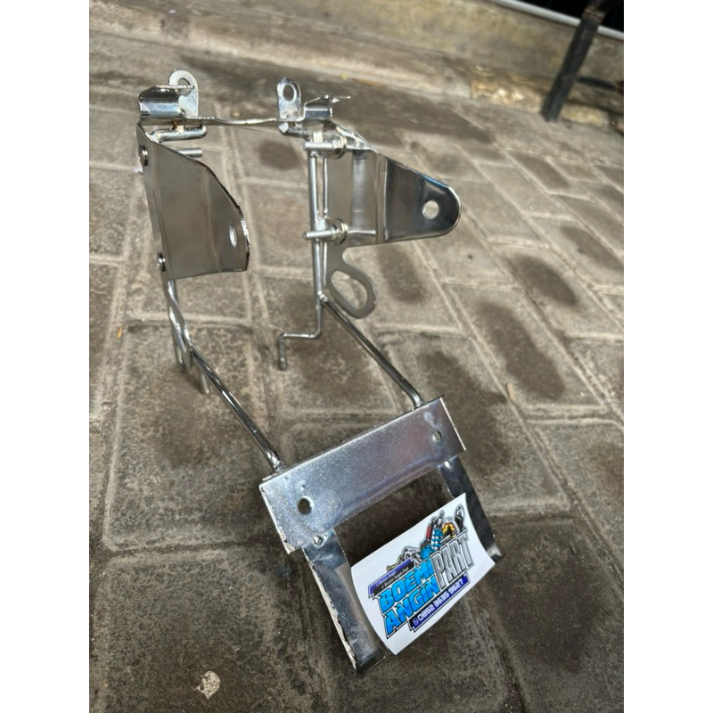 Dudukan Breket Lampu  Ninja Pnp Honda Tiger Megapro MP Tralis Lampu Ninja Set Kupingan Lampu Ninja S