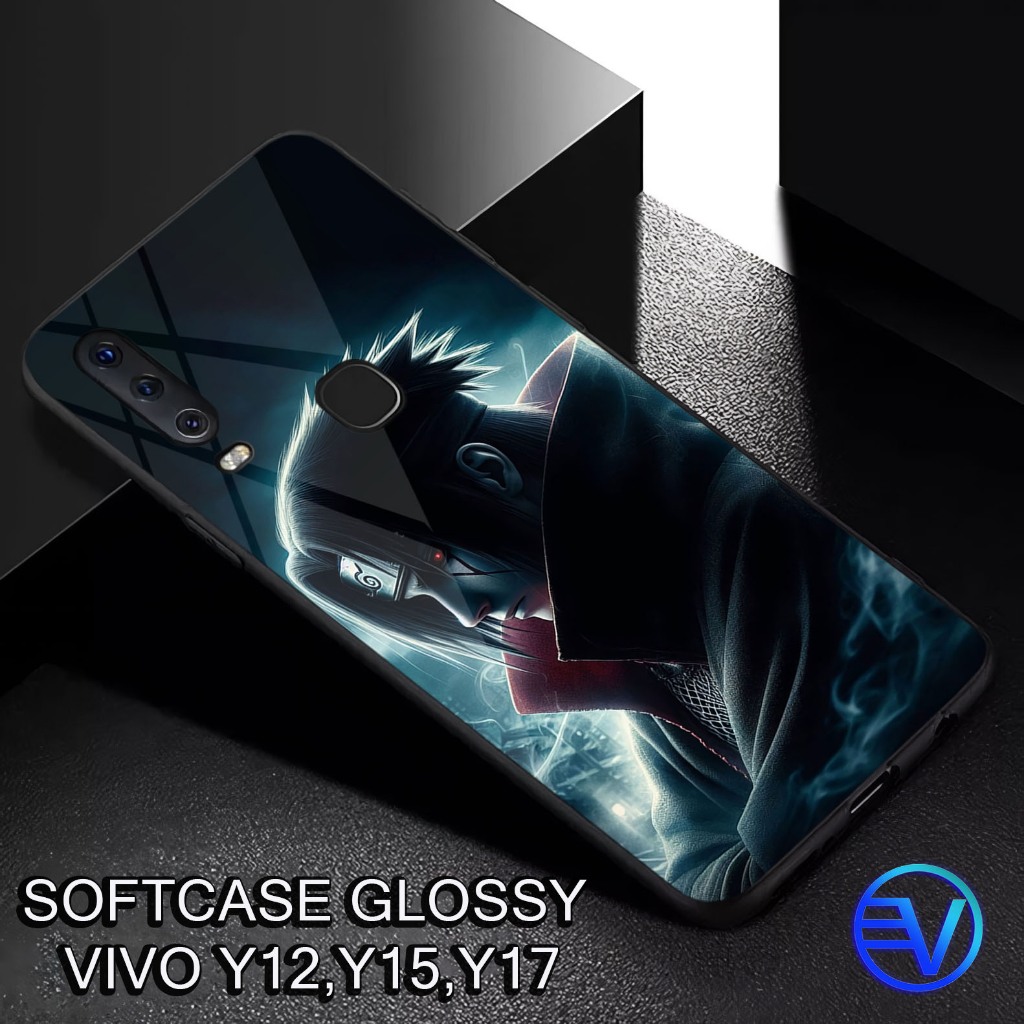 [ GT30 ITACHI ] Softcase Vivo Y12,Y15,Y17 Case Kilau Mirror Sublime Gambar Menyesuaikan type hp / ka