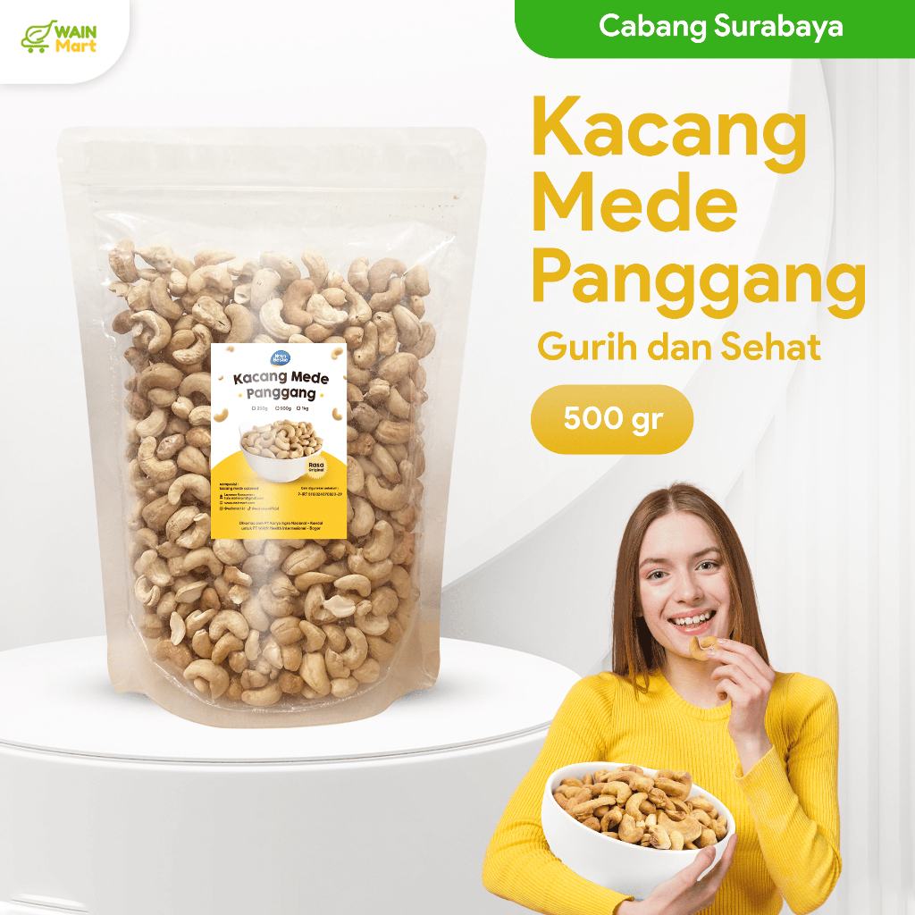 

Kacang Mede Oven Original Super Kacang Mete Gurih Snack Cemilan