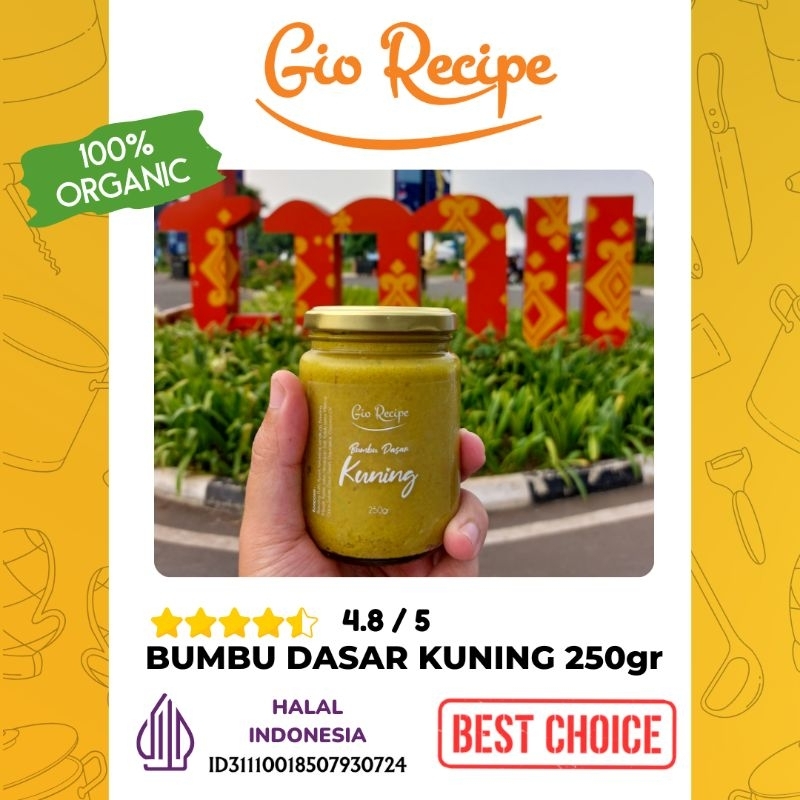 

Gio Recipe Bumbu Dasar Kuning 250gr Package