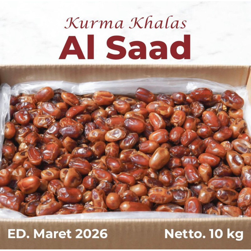 

Kurma khalas asaad 1kg oleh oleh haji