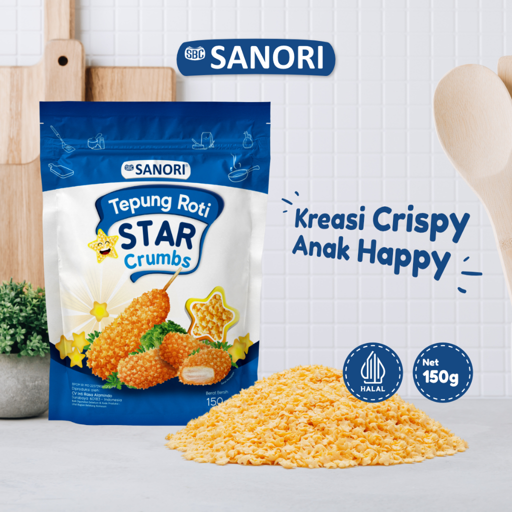 

SBC SANORI Tepung Roti Star Crumbs 150 gr