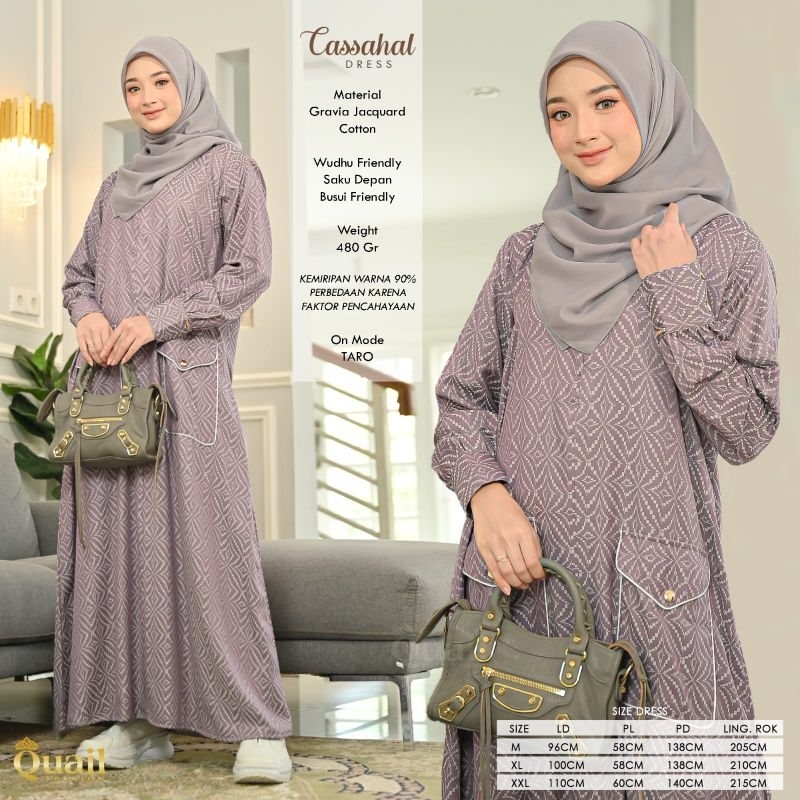 Gamis Cassahal Dress by Quail Hijab
