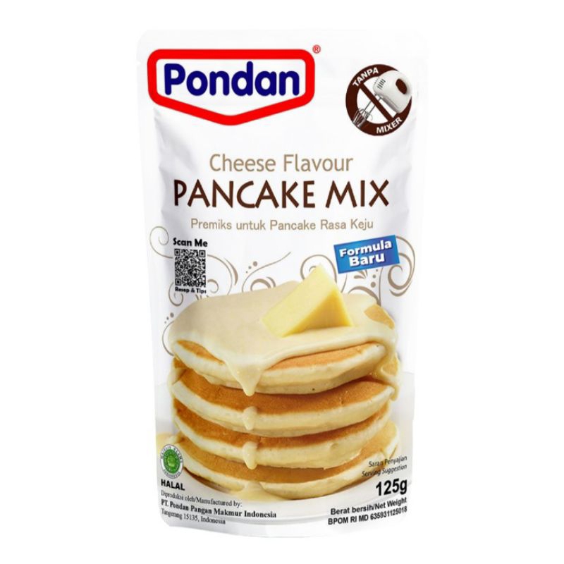 

Pondan Pancake Mix Keju 125 g