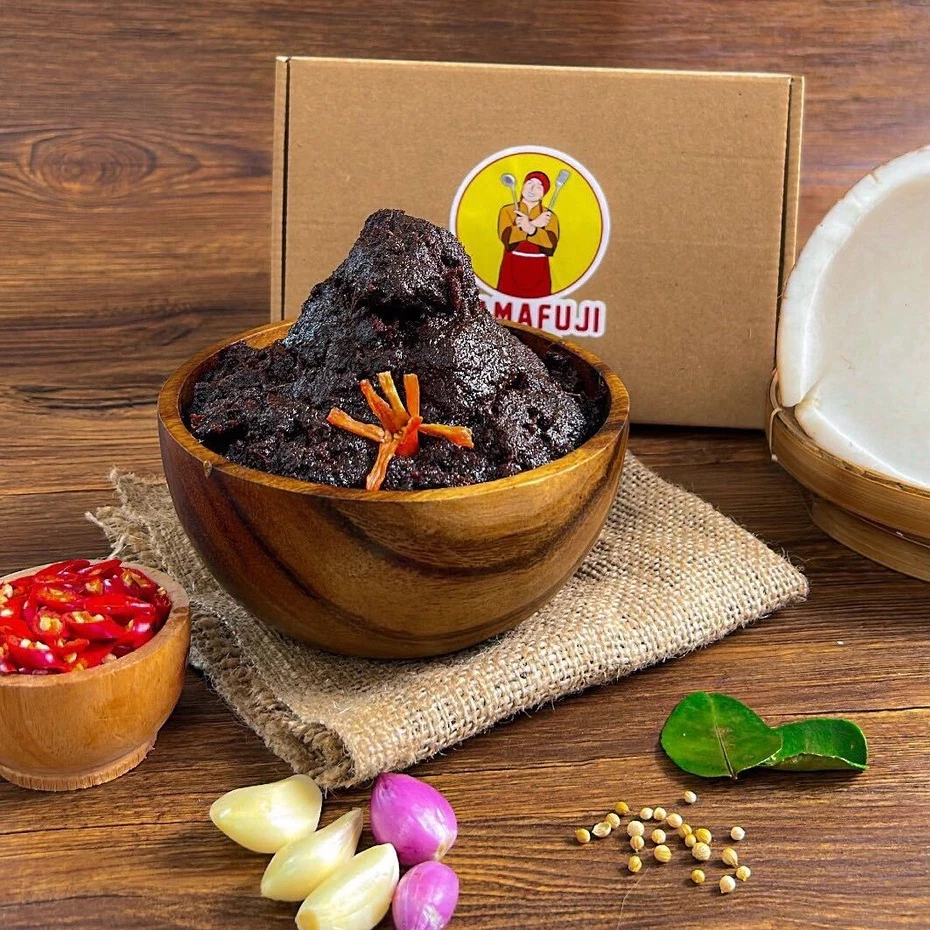

Mamafuji - Rendang Daging 350gr (Mini Size) - Rendang Padang Asli