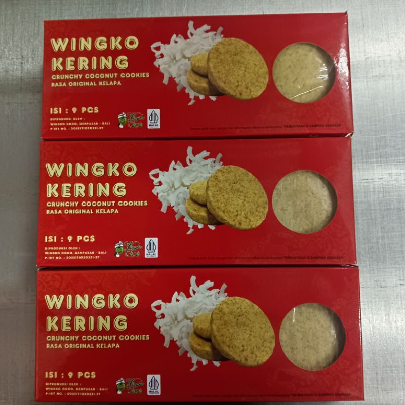 

Wingko Kering Coco Isi 9 pcs Oleh-Oleh Khas Bali