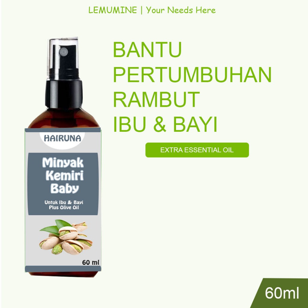 Minyak Kemiri Bayi Minyak Rambut Bayi Penumbuh Rambut Bayi Minyak Rambut Anak Minyak Kemiri Penumbuh