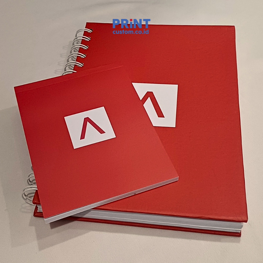 

NOTEBOOK CUSTOM DESAIN LOGO NAMA SPIRAL A5 SOFT/HARD COVER