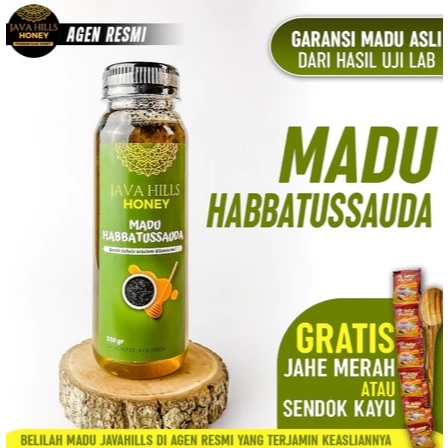 

Madu Habbatussauda (Madu Herbal Java Hills Honey 320gr)