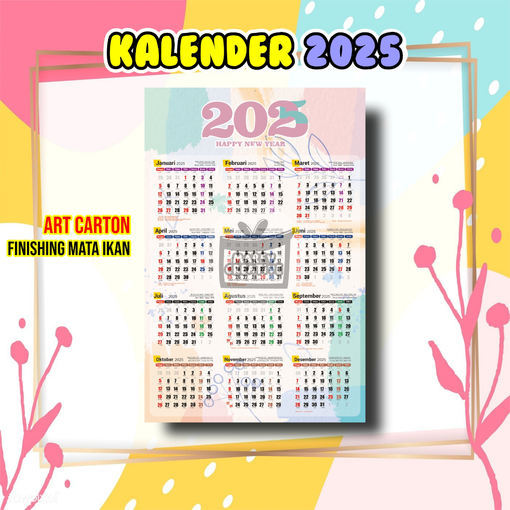 

KALENDER 2025 : Kalender , Kalender 2025 Aesthetic , Kalender Custom , Kalender Mini , Cetak Kalender , Kalender Dinding , Kalender Aesthetic