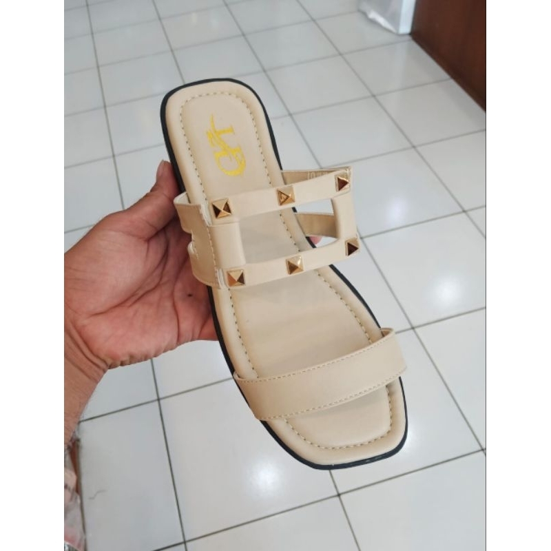 Sandal Wanita Slop Mewah Nyaman Dan Ringan DL (by_Lolinda)