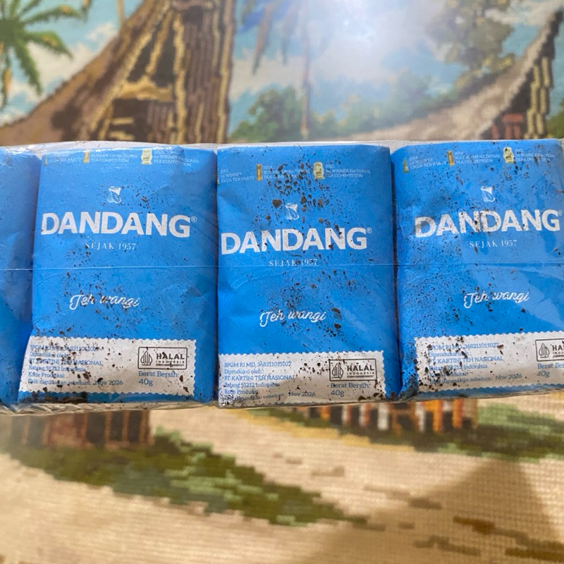 

( LANGSUNG KIRIM ) Teh Dandang Biru 40gr isi 10pcs | Teh dandang | Teh tabur