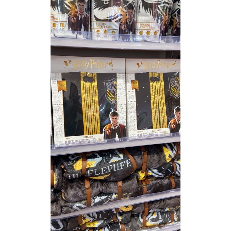 CLOAK JUBAH HARRY POTTER HOGWARTS MINISO X HARRY POTTER GRIFFINDOR RAVENCLAW SLYTHERIN HUFFLEPUFF