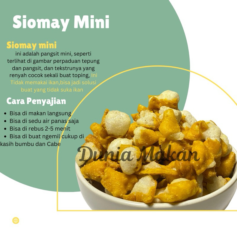 

Siomay mini 1kg