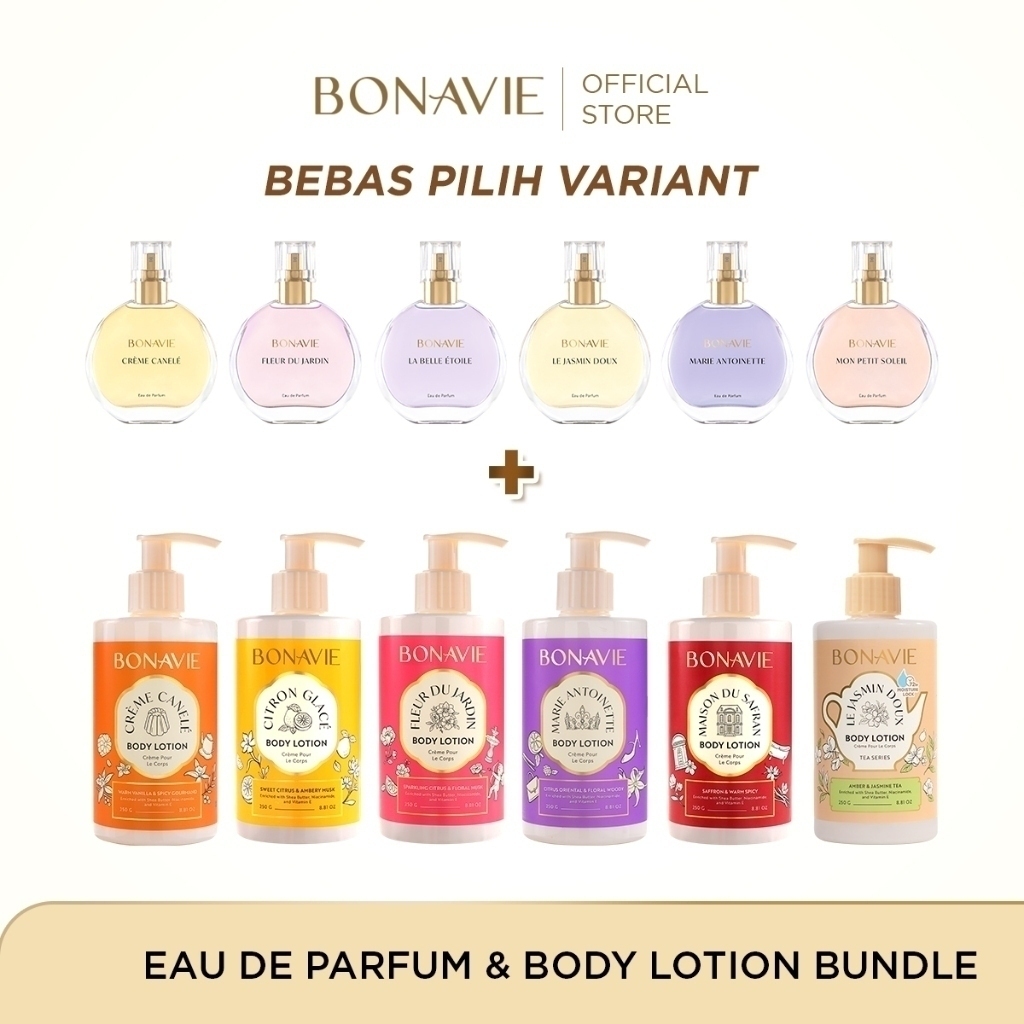 Bonavie Bundle Set Eau de Parfum & Body Lotion