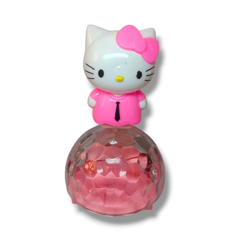 mainan bola lampu Hello Kitty dancing electric light + music.