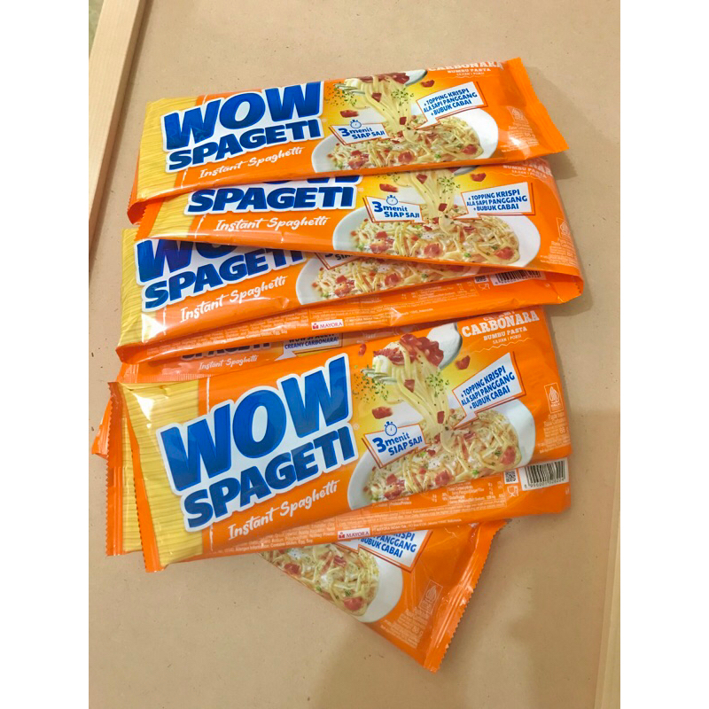 

WOW Spageti Carbonara isi (1pcs)