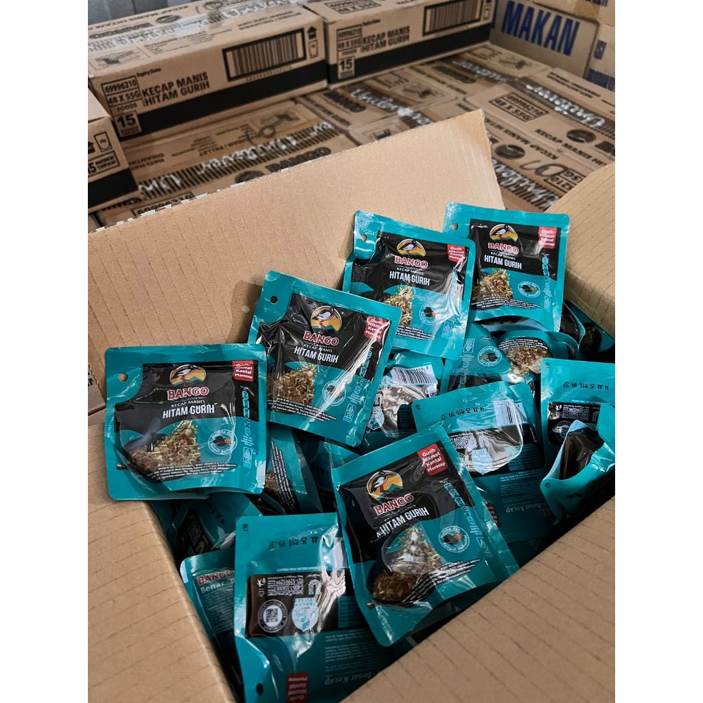 

Bango kecap hitam gurih 55g × 24 pcs