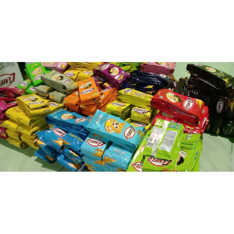 

Es Camelo Murah 1 renceng 10 pcs , rasa tulis catatan || Exp terbaru