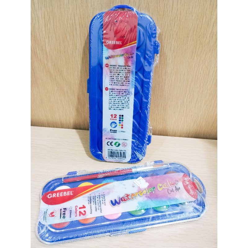 

(1PCS) WATER COLOUR CAKE 12W GREEBEL / CAT AIR