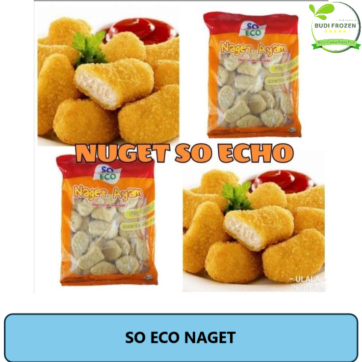 

SO ECO NAGET AYAM / CHICKEN NUGGET AYAM / NAGET VIRAL / NAGET MURAH TAPI ENAK / KEMASAN 500 GR dan 1 KG