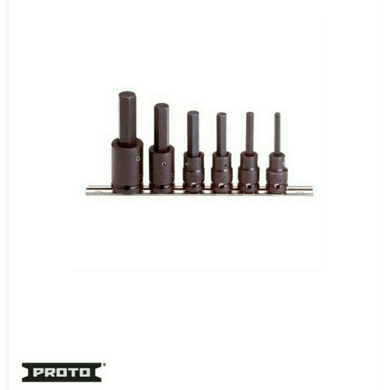 Proto 1/2" Drive 6 Piece Impact Socket Set -J74252