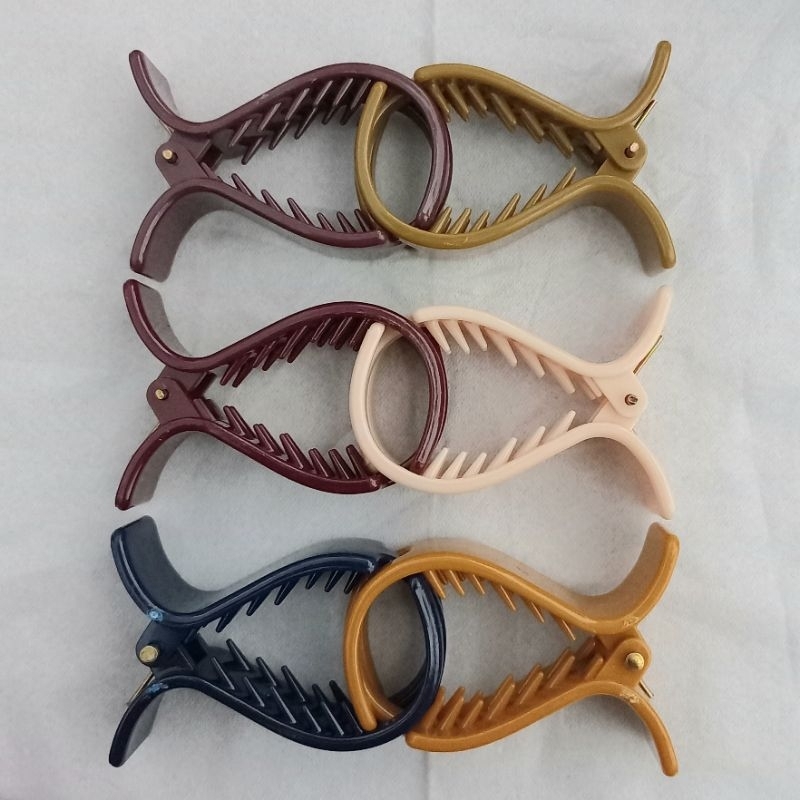 Jepitan Rambut Ikan | Jepit Rambut Taring Ikan | Jepit Rambut | Jepit Rambut Salon Jedai Ikan - Jeda