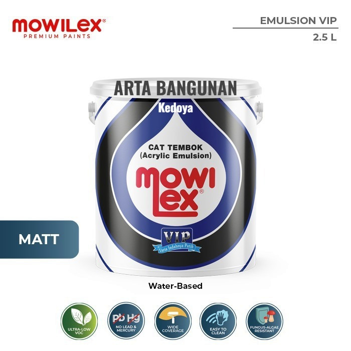 Cat Tembok Mowilex VIP (2.5 L)